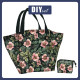 Torba XL z saszetką 2 w 1 - FLOWERS wz.19 - zestaw do uszycia
