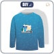 LONGSLEEVE - POLICJA / niebieski - zestaw do uszycia