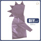 BLUZA DZIECIĘCA DINO (PARIS) - B-02 LILIOWA - dzianina pętelkowa
