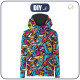 BLUZA HYDROFOBOWA UNISEX - KOLOROWE GRAFFITI - zestaw do uszycia