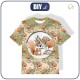 T-SHIRT DZIECIĘCY - JESIENNE LIŚCIE (JESIEŃ W LESIE) - single jersey