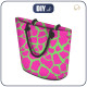 TORBA SHOPPER - NEONOWE CĘTKI WZ. 4 - zestaw do uszycia