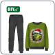 DRES DZIECIĘCY (MILAN) - GREEN CREATURE - zestaw do uszycia