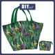 Torba XL z saszetką 2 w 1 - STAINED GLASS WZ.12 - zestaw do uszycia
