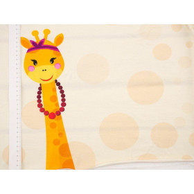 ŻYRAFA - panel single jersey TE210 (53cm x 160cm)