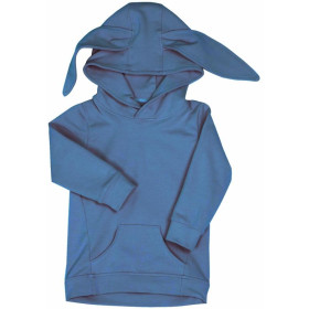 BLUZA DZIECIĘCA BUNNY (PARIS) - B-26 - RIVERSIDE / niebieski pudrowy - dzianina pętelkowa