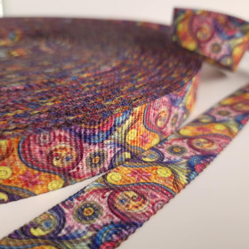 Taśma nośna parciana 25mm - PAISLEY wz.21