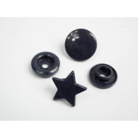 Napy KAM gwiazdka 12mm - navy 10kpl