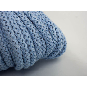 Sznurek  bawełniany  okrągły 5mm - BABY BLUE