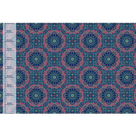 KOLOROWA MANDALA wz. 4 - Hydrofobowa dzianina drapana 