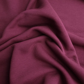 Dzianina pętelkowa z elastanem (Pe260) - BAKŁAŻAN ( D-215 ) 