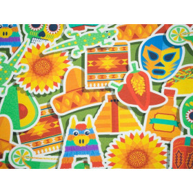 MEXICO - Jersey wiskozowy WE210