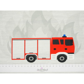 WÓZ STRAŻACKI - panel single jersey TE210
