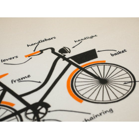 ROWER / beżowy - panel, dzianina pętelkowa 