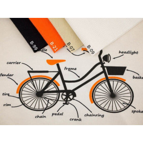 ROWER / beżowy - panel, dzianina pętelkowa 