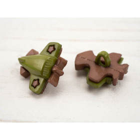 Guzik dziecięcy samolot