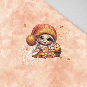 Girl cute halloween wz.9 - panel (60cm x 50cm) Panama 220g