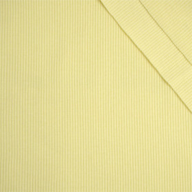 D-173 ŻÓŁTY (BUTTER YELLOW) - Dzianina prążkowana (ściągaczowa)