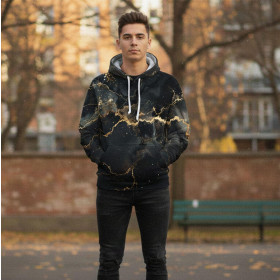 alcohol ink wz.13 - Hydrofobowa dzianina drapana 