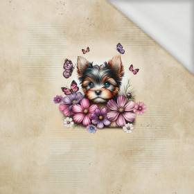 CUTE ANIMALS wz.12 - panel (60cm x 50cm) dzianina pętelkowa