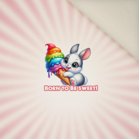 CUTE ANIMALS wz.13 - panel (60cm x 50cm) - Welur tapicerski