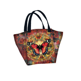 ANIMALS MANDALA wz.11 (butterfly) - PANEL (75cm x 80cm) tkanina wodoodporna