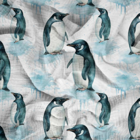 ARCTIC PENGUIN - Muślin bawełniany