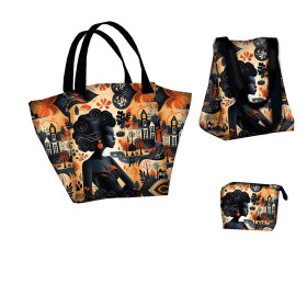 Torba XL z saszetką 2 w 1 - AROUND THE WORLD WZ.19 - zestaw do uszycia