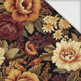 AUTUMN FLOWERS WZ. 5 - dzianina pętelkowa z elastanem ITY