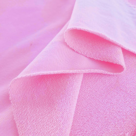 D177- BARBIE PINK - gruba dzianina pętelkowa (P290)