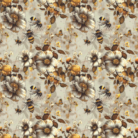 BEES & FLOWERS - softshell