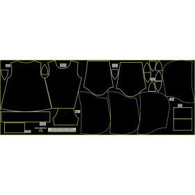 BLUZA DZIECIĘCA DINO (PARIS) - B-99 - CZARNA - dzianina pętelkowa