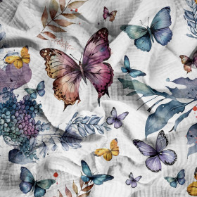 BUTTERFLY WZ. 2 - Muślin bawełniany