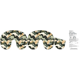 PODUSZKA NA SZYJĘ - CAMO MORO WZ.9 - zestaw do uszycia