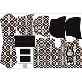 DZIECIĘCA BLUZA Z KAPTUREM (ALEX) - Creepy cut halloween wz.1 - zestaw do uszycia