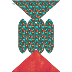 DZIECIĘCA CZAPKA I CHUSTA (CLASSIC) - CREEPY CUTE WZ.1 - zestaw do uszycia  