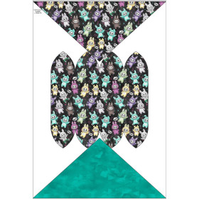 DZIECIĘCA CZAPKA I CHUSTA (CLASSIC) - CREEPY CUTE WZ.5 - zestaw do uszycia  