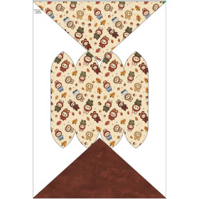 DZIECIĘCA CZAPKA I CHUSTA (CLASSIC) - CREEPY CUTE WZ.8 - zestaw do uszycia  