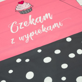 PANEL NA FARTUSZEK - CZEKAM Z WYPIEKAMI