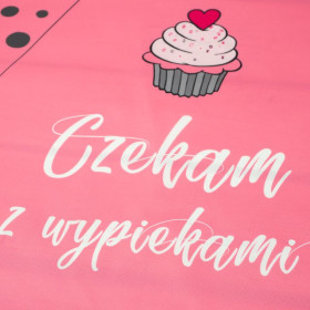 PANEL NA FARTUSZEK - CZEKAM Z WYPIEKAMI