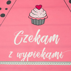 PANEL NA FARTUSZEK - CZEKAM Z WYPIEKAMI