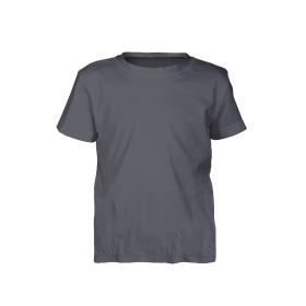 2-PACK - BASIC T-SHIRT DZIECIĘCY - Dark Grey  - zestaw do uszycia
