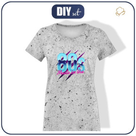 T-SHIRT DAMSKI - MADE IN THE 80S / beton - single jersey