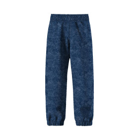 DZIECIĘCE SPODNIE Z SOFTSHELLU (YETI) - ACID WASH / granatowy
