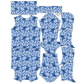 MĘSKA BLUZA Z KAPTUREM (COLORADO) - BATIK wz. 1 / classic blue - zestaw do uszycia