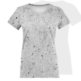 T-SHIRT DAMSKI -  BETON - single jersey