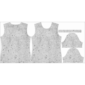 T-SHIRT DAMSKI -  BETON - single jersey