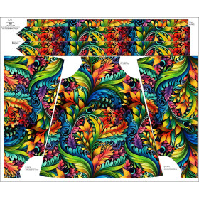 SUKIENKA "DALIA" MINI - COLORFUL LEAVES wz. 3 - zestaw do uszycia 