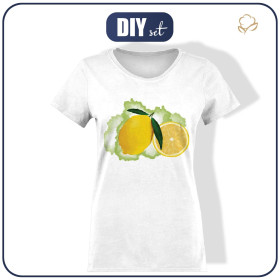 T-SHIRT DAMSKI - CYTRYNA - ZESTAW DO USZYCIA