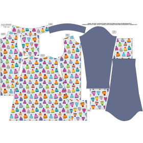 BLUZA ROZPINANA (MAX) - CZAPKI  - DIY set
